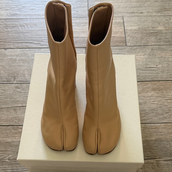 Maison Martin Margiela Shoes - Maison Margiela Tan Tabi Boots